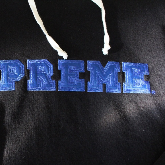 Supreme hooded crewneck sweatshirt - Picture 3 of 8